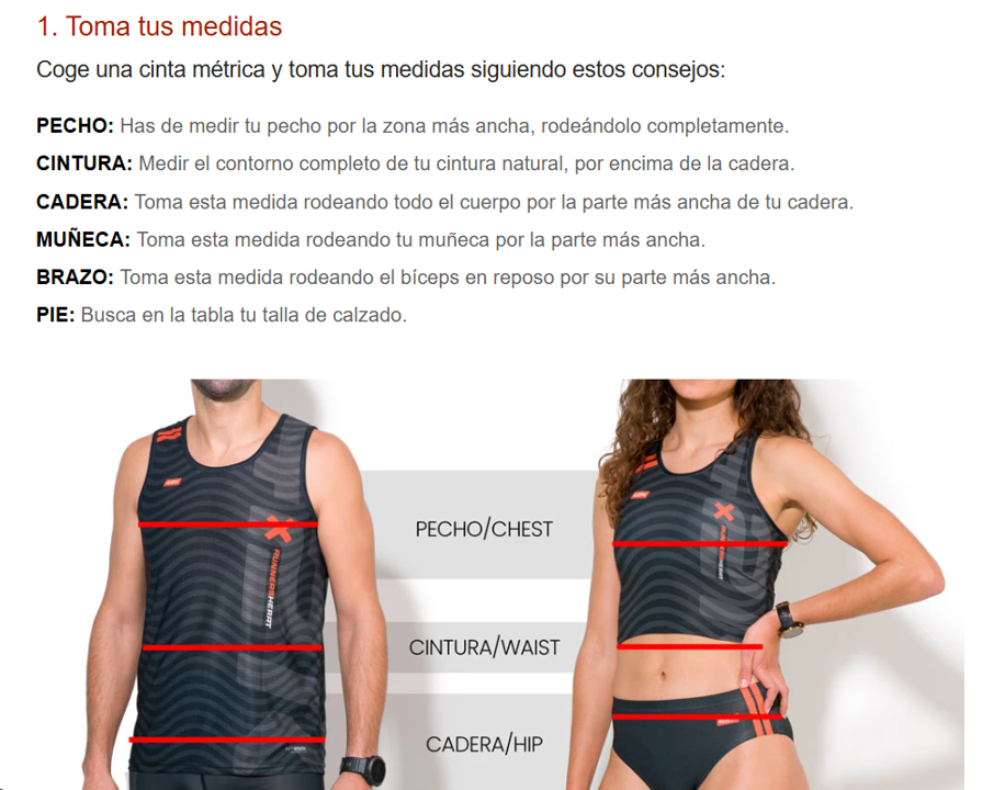 guía de tallas 1