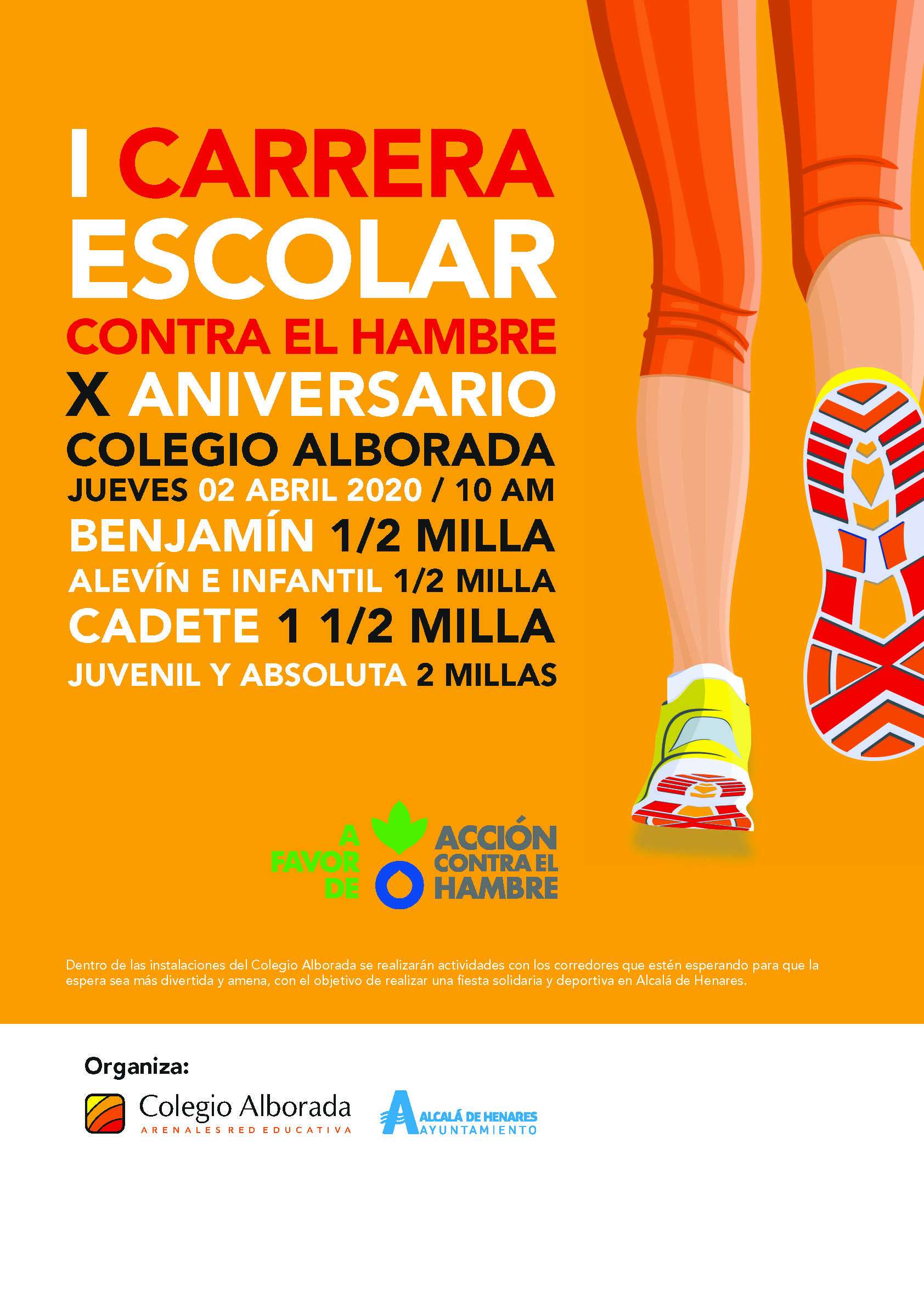 I CARRERA ESCOLAR COLEGIO ALBORADA - Inscríbete