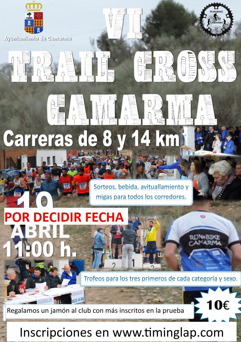 VI TRAIL CROSS  DE CAMARMA - Inscríbete