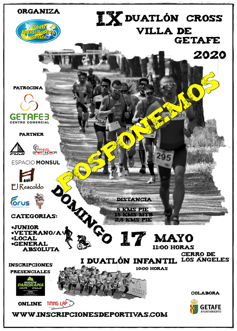 IX DUATLÓN CROSS VILLA DE GETAFE - Inscríbete