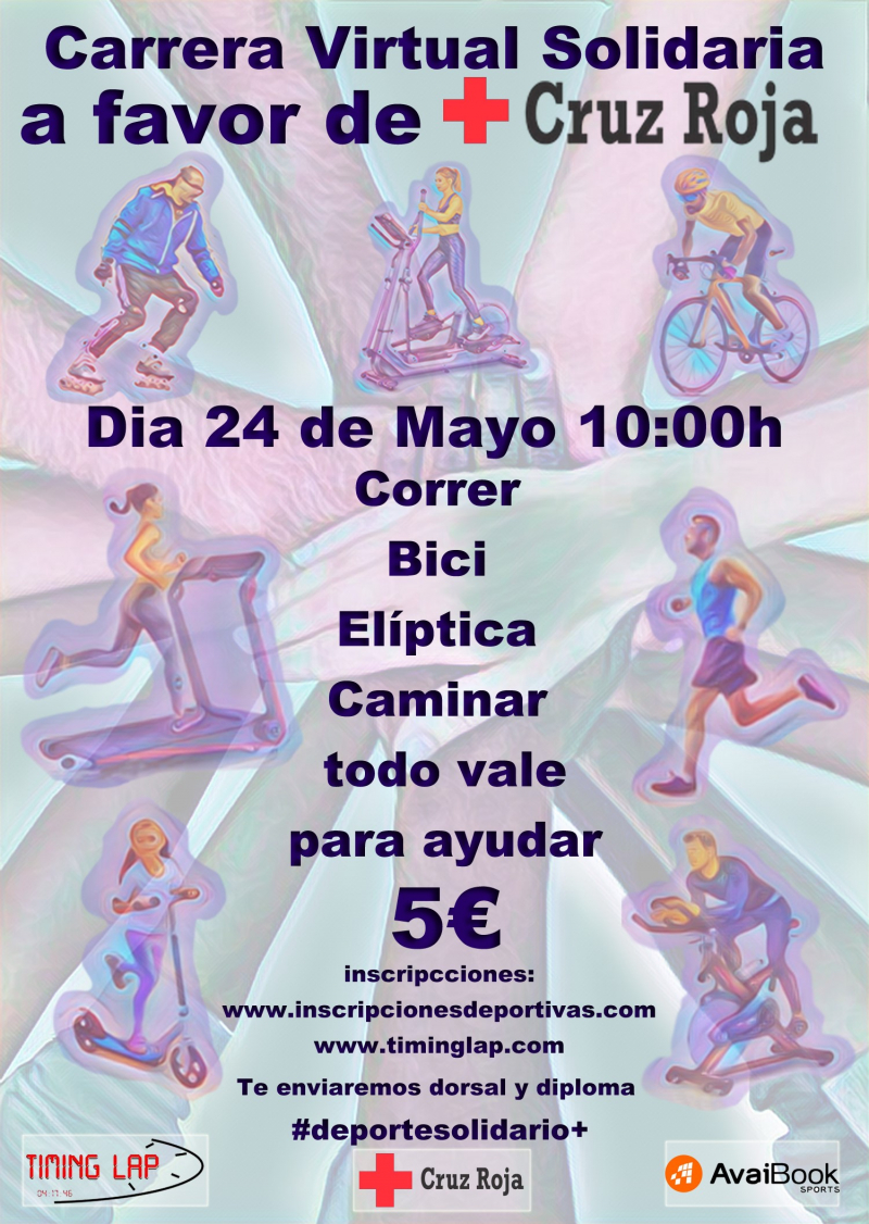 CARRERA VIRTUAL SOLIDARIA CRUZ ROJA - Inscríbete