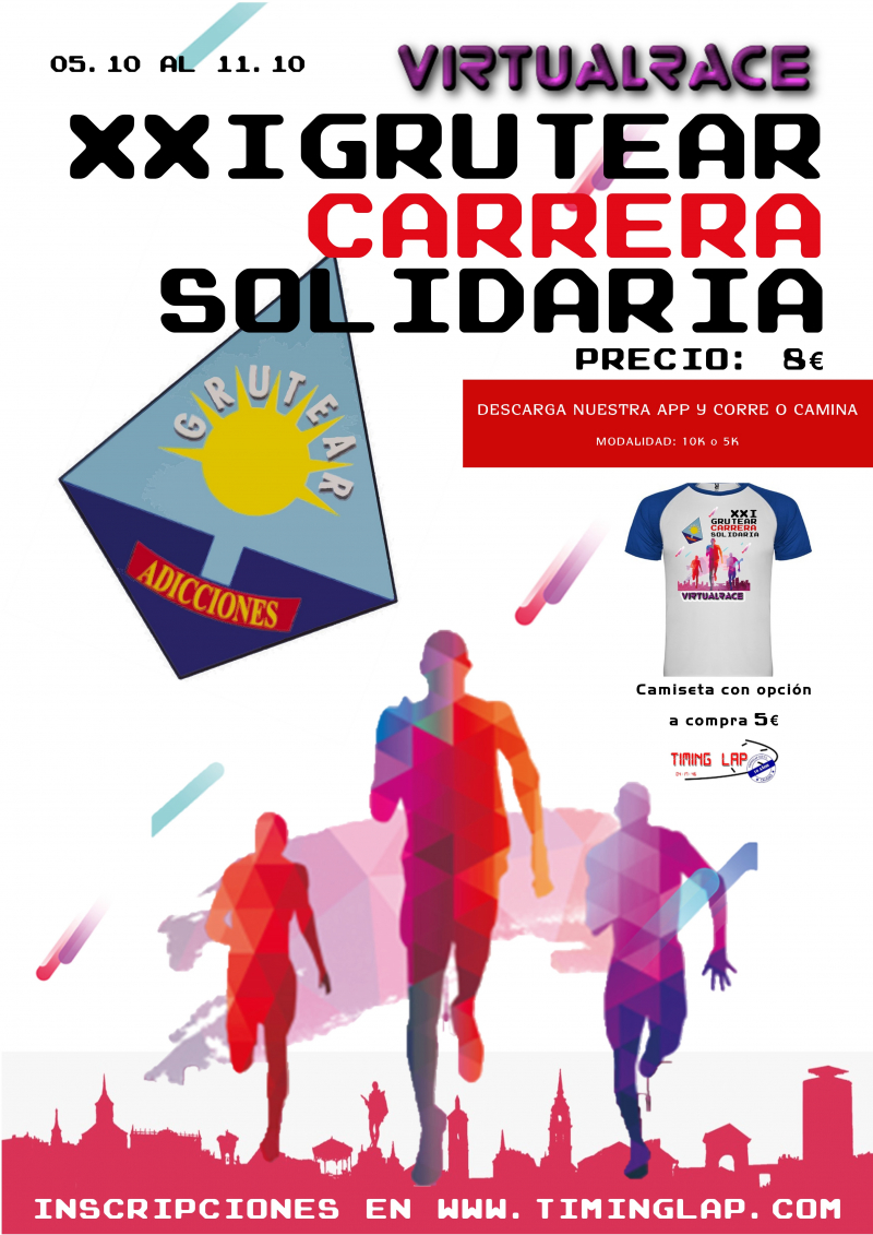 XXI CARRERA SOLIDARIA VIRTUAL GRUTEAR - Inscríbete