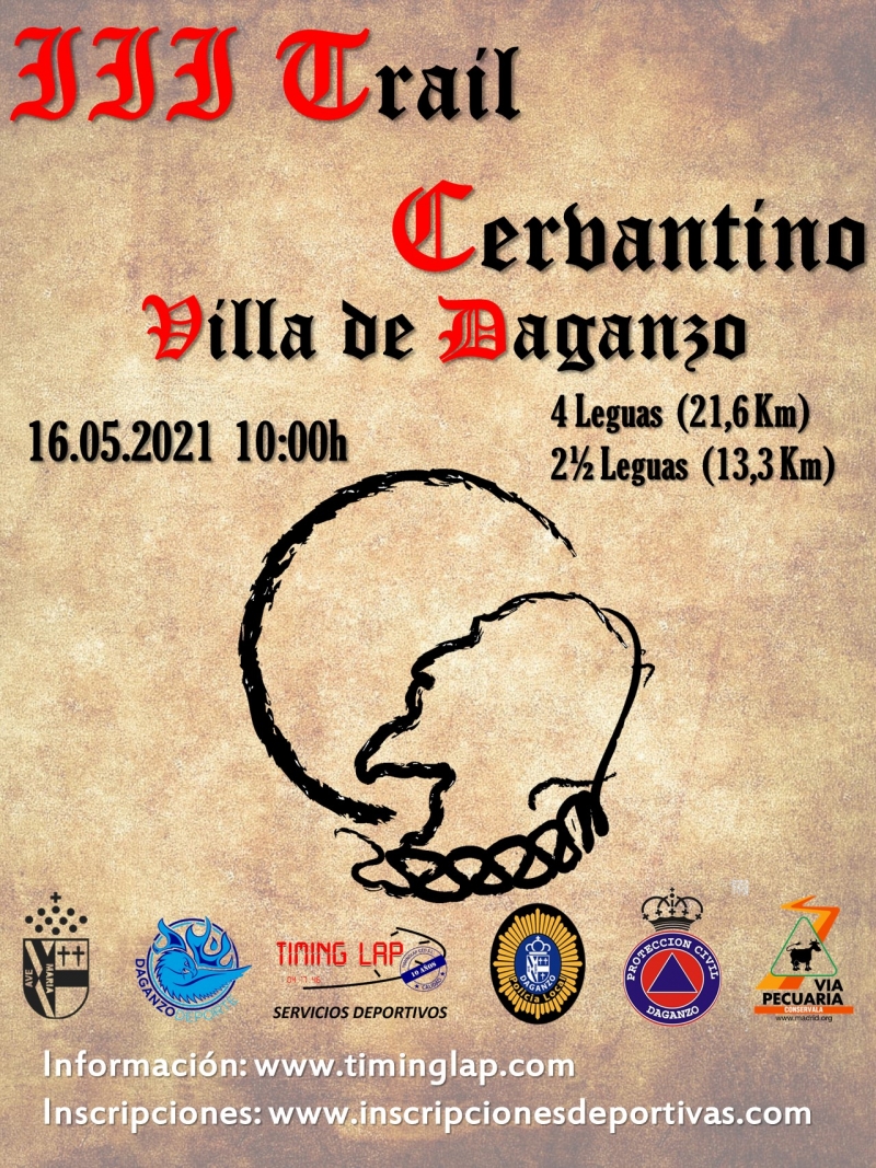 III TRAIL CERVANTINO DE LA VILLA DE DAGANZO - Inscríbete