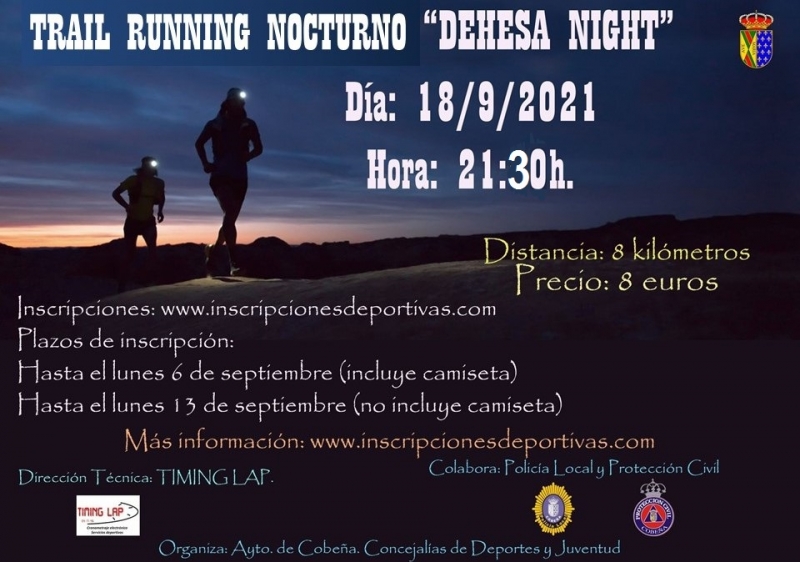 DEHESA NIGHT COBEÑA 2021 - Inscríbete