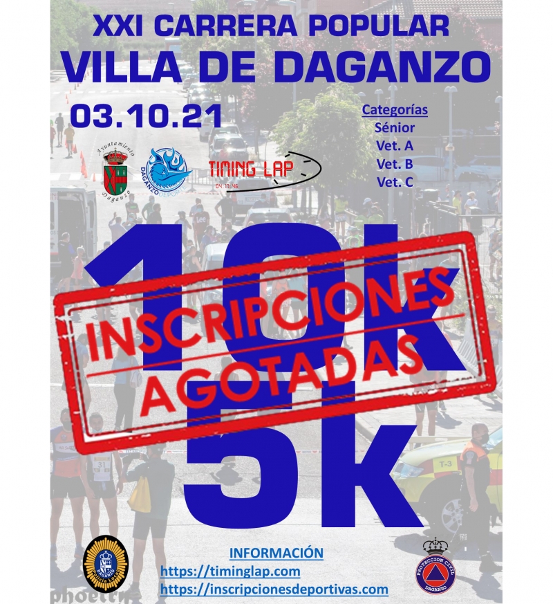 21 CARRERA POPULAR VILLA DE DAGANZO  10K - Inscríbete