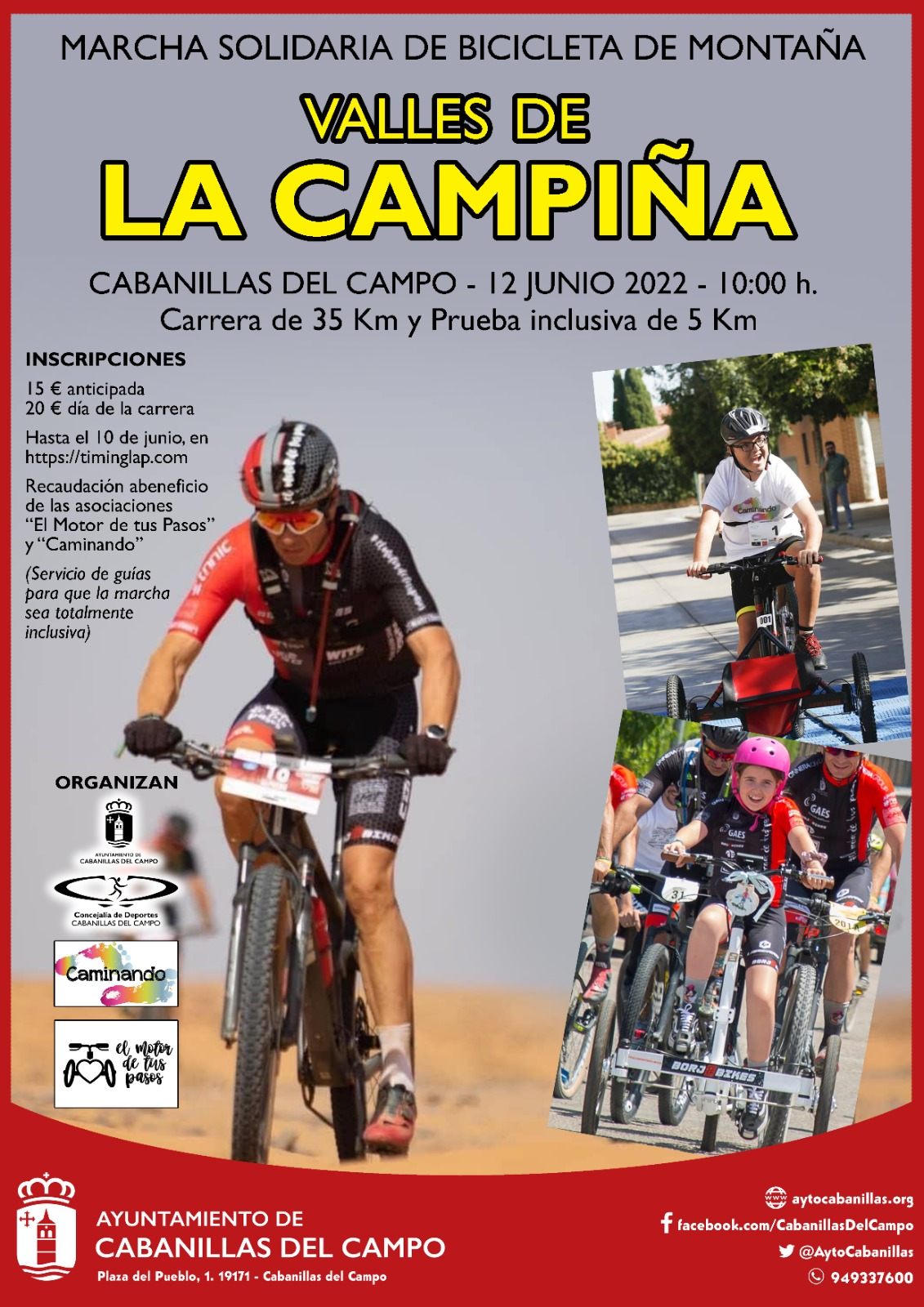 MARCHA SOLIDARIA MTB LOS VALLES DE LA CAMPIÑA - Inscríbete