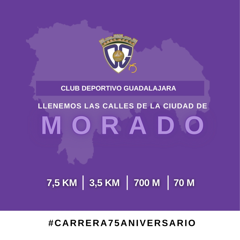 CARRERA 75 ANIVERSARIO CLUB DEPORTIVO GUADALAJARA - Inscríbete