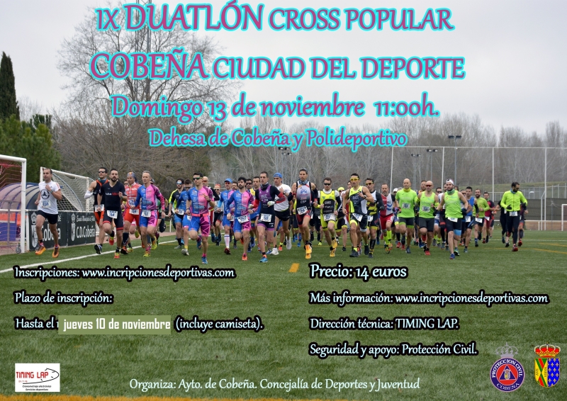 IX DUATLÓN CROSS POPULAR COBEÑA 2022 - Iscriviti