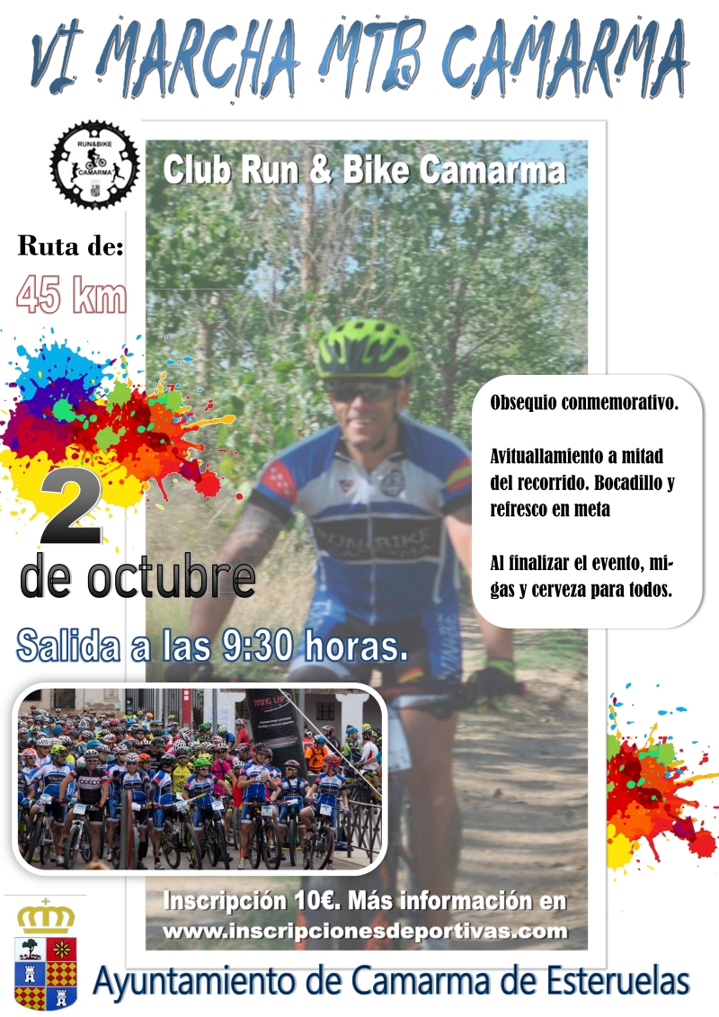 VI MARCHA MTB CAMARMA - Inscríbete