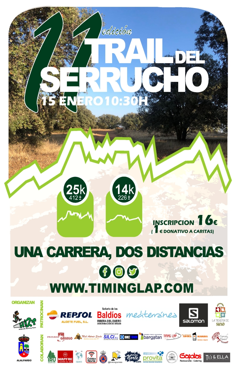 TRAIL DEL SERRUCHO 11 - Inscrivez-vous