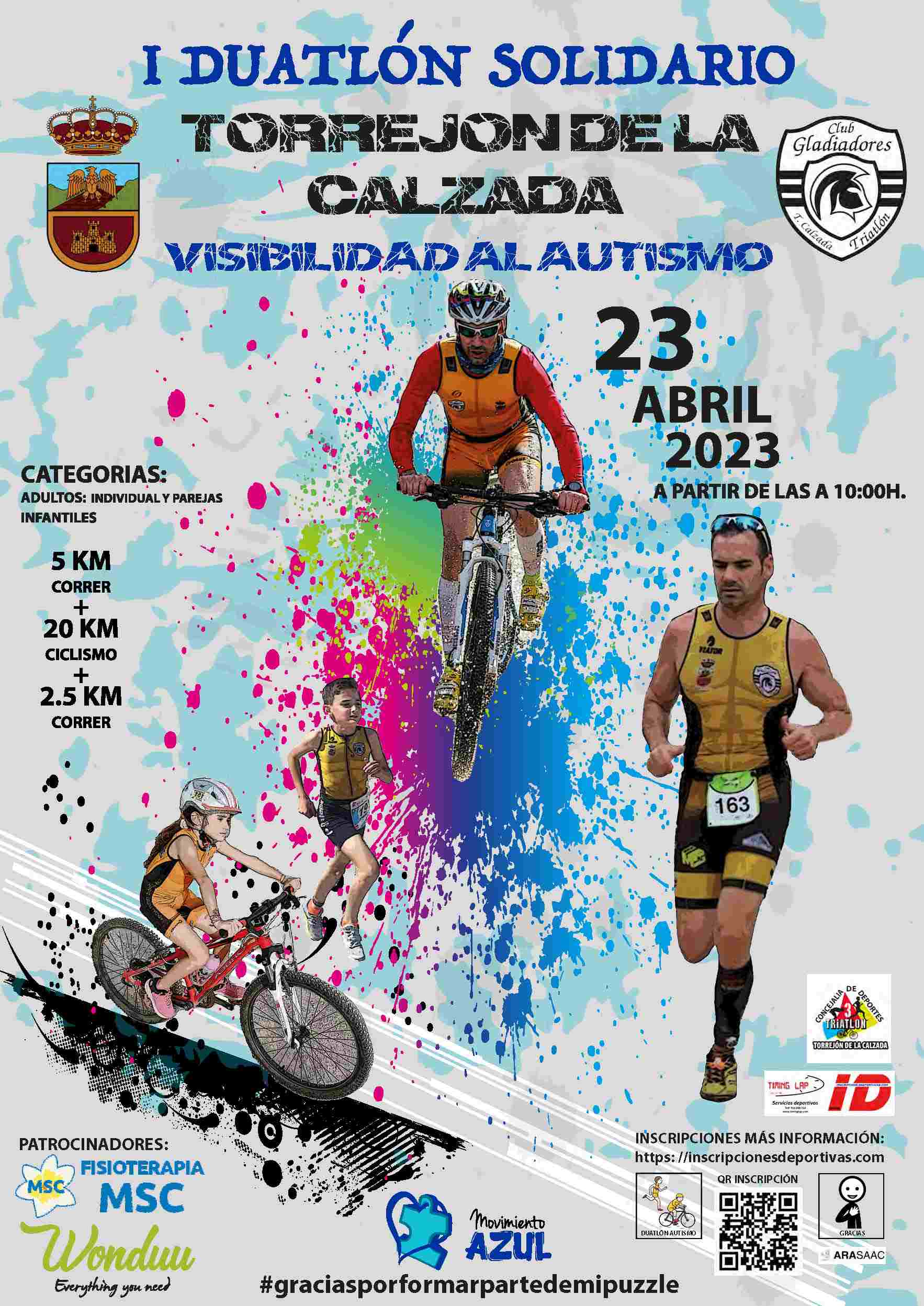 I DUATLÓN SOLIDARIO TORREJÓN DE LA CALZADA - Inscríbete