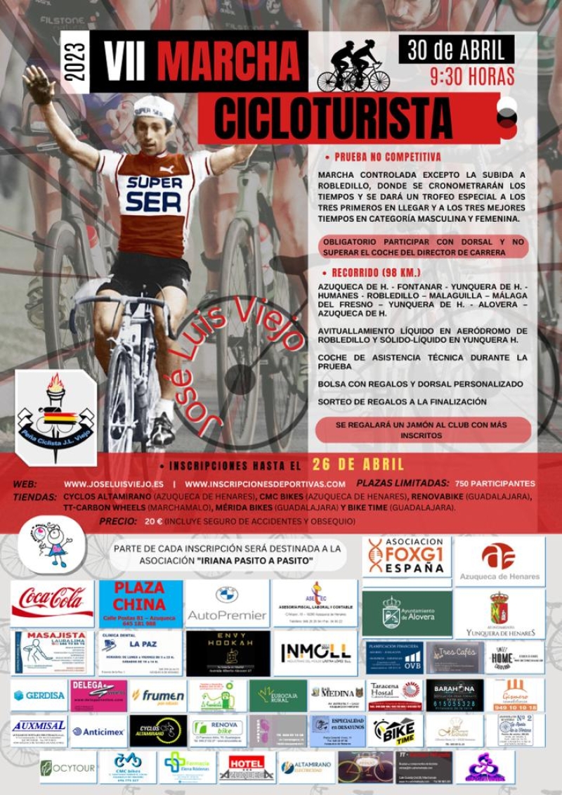 VII MARCHA CICLOTURISTA JOSE LUIS VIEJO 2023 - Inscríbete