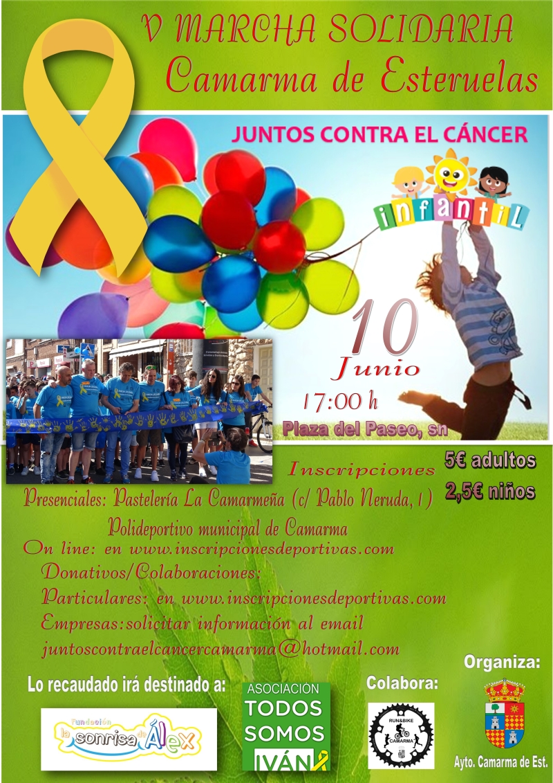 V MARCHA SOLIDARIA CAMARMA DE ESTERUELAS - Inscríbete