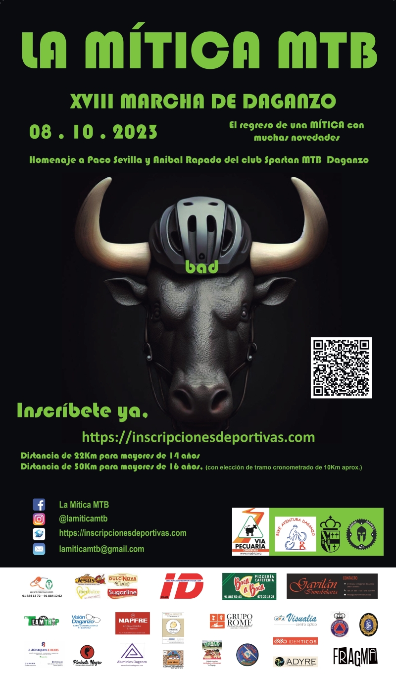 LA MÍTICA MTB  XVIII MARCHA  DE DAGANZO - Inskriba zaitez