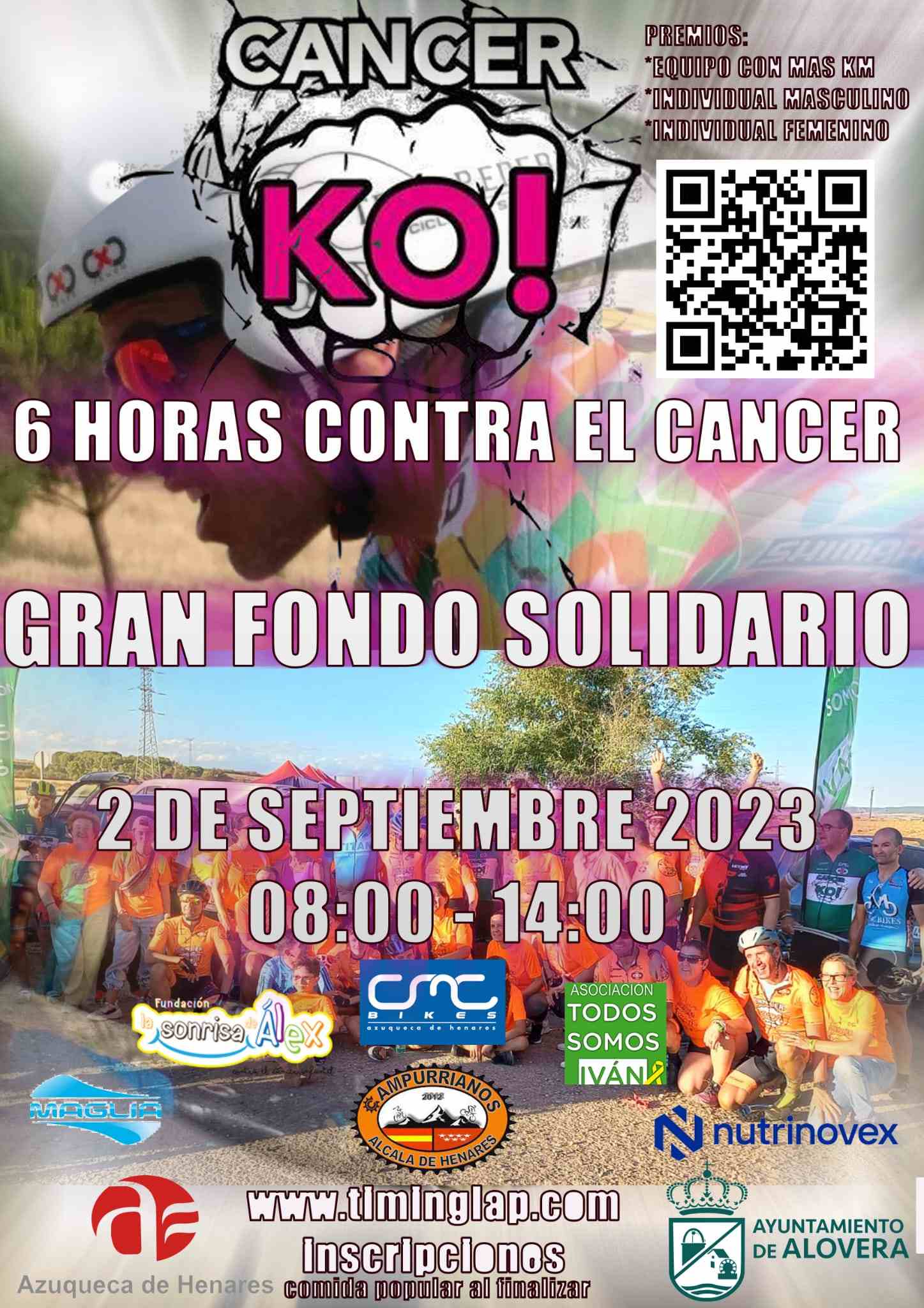 GRAN FONDO SOLIDARIO 6 HORAS CONTRA EL CANCER - Inscríbete