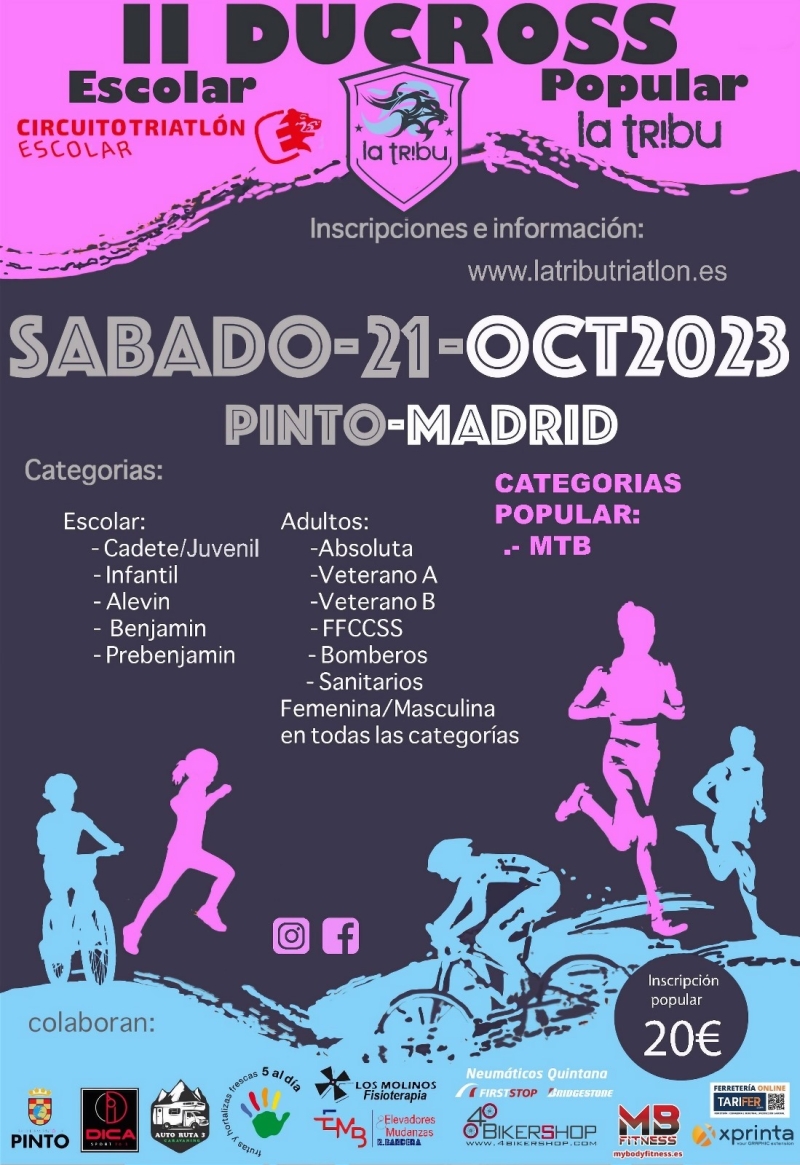 II DUCROSS POPULAR LA TRIBU 4BS TRIATLON - Inscriu-te