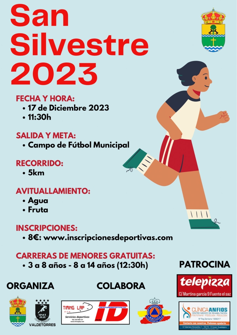 SAN SILVESTRE VALDETORRES DE JARAMA 2023 - Inscríbete