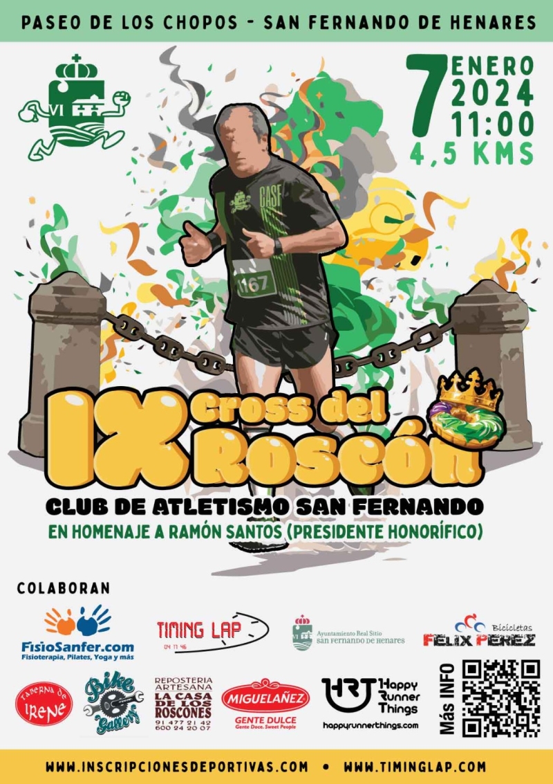 IX CROSS DEL ROSCÓN DE SAN FERNANDO DE HENARES 2024 - Inscrivez-vous