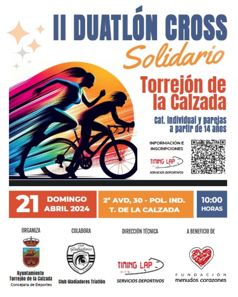 II DUATLÓN SOLIDARIO TORREJÓN DE LA CALZADA - Inskriba zaitez