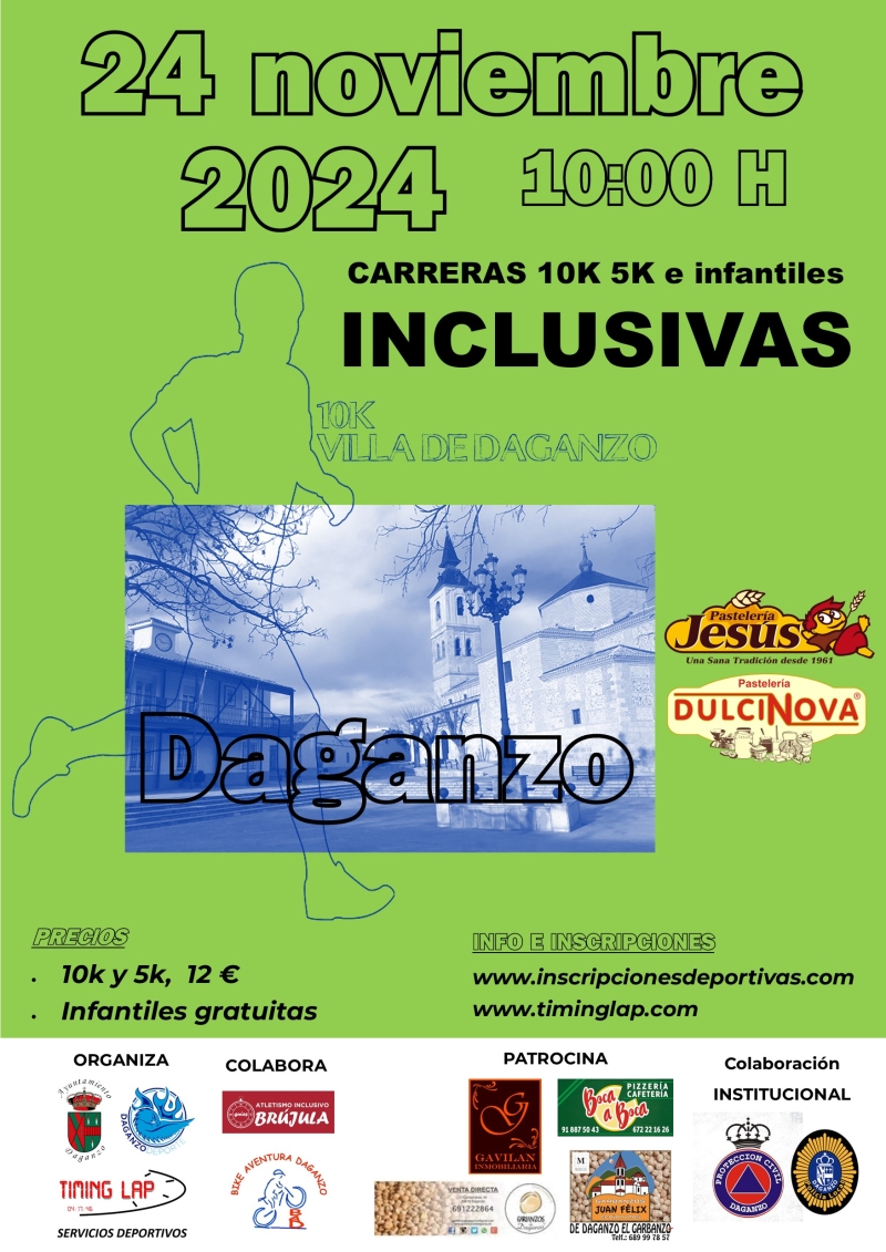 24 CARRERA POPULAR VILLA DE DAGANZO 2024 - Inscríbete