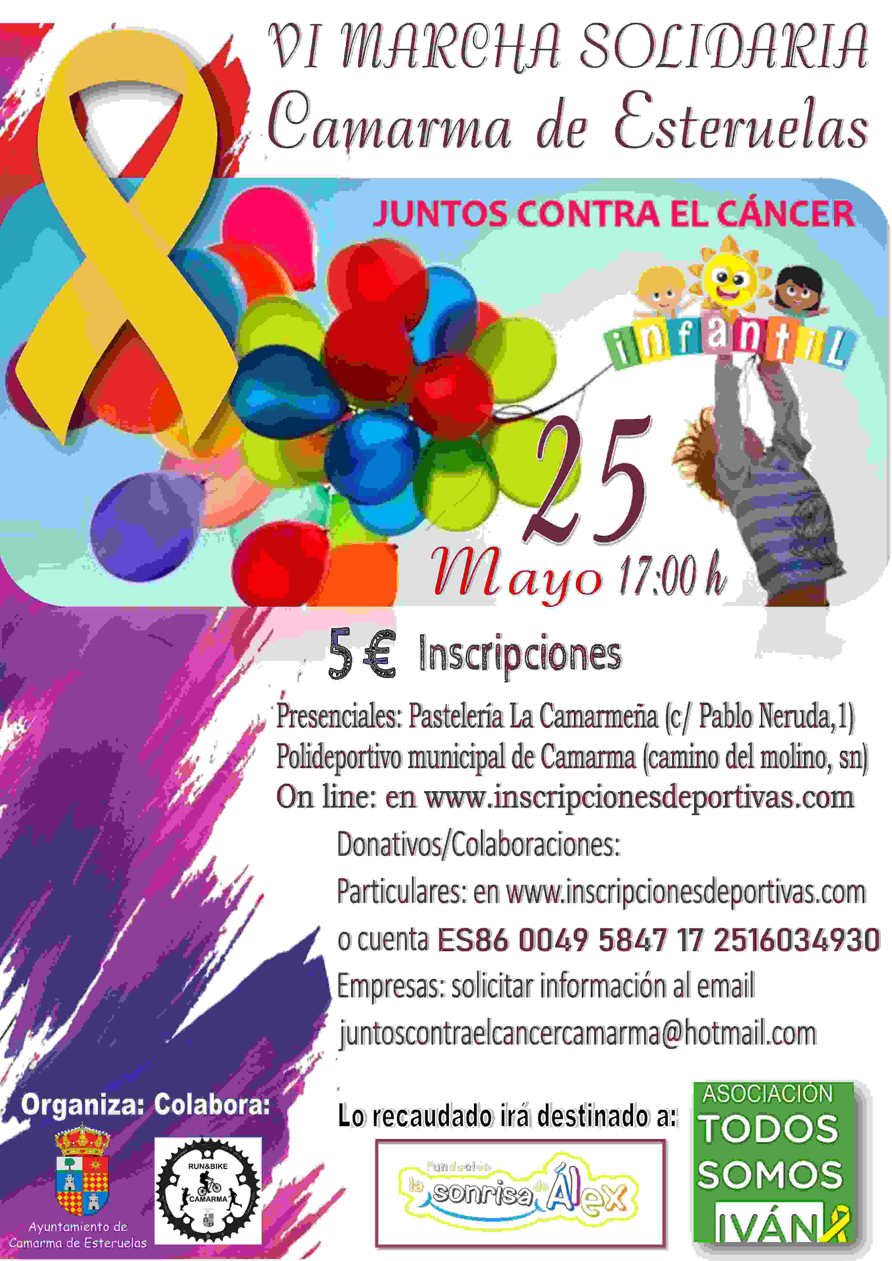 VI MARCHA SOLIDARIA CAMARMA DE ESTERUELAS - Inscríbete