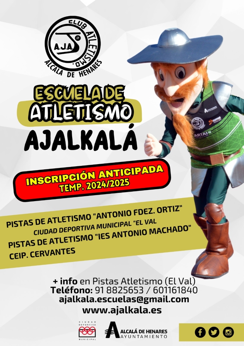 ESCUELA CLUB ATLETISMO AJALKALA 24-25 - Inscríbete