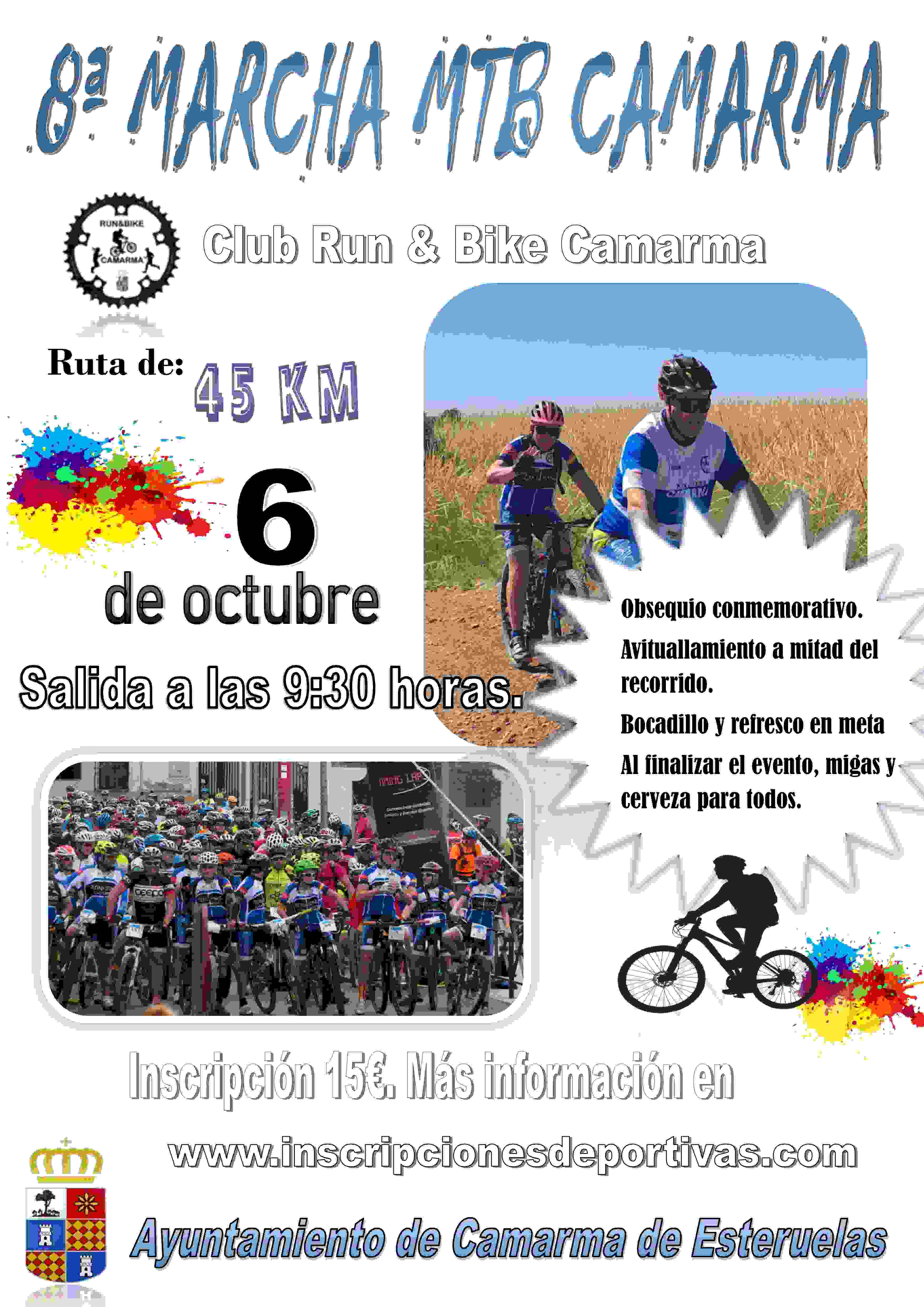 VIII MARCHA MTB CAMARMA - Inscríbete