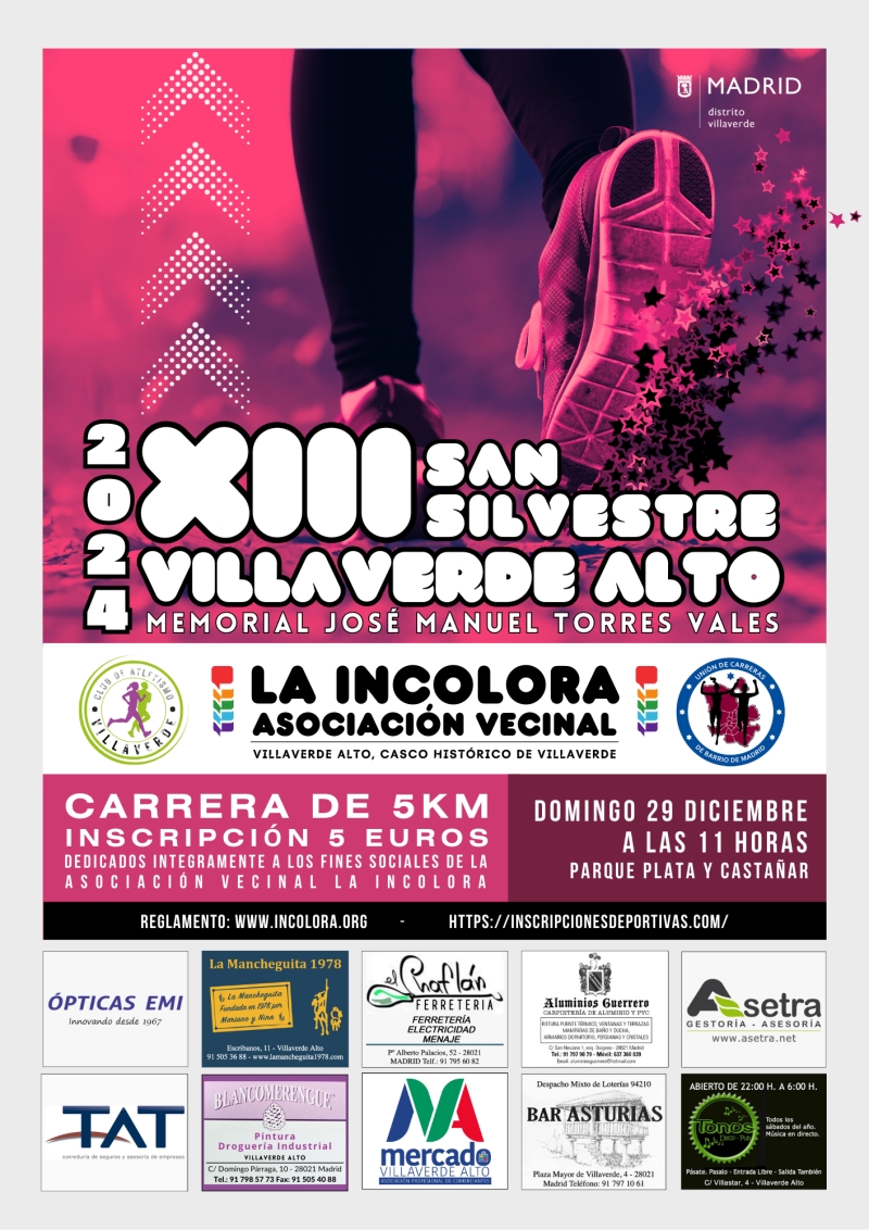 XIII SAN SILVESTRE DE VILLAVERDE ALTO - Inscríbete