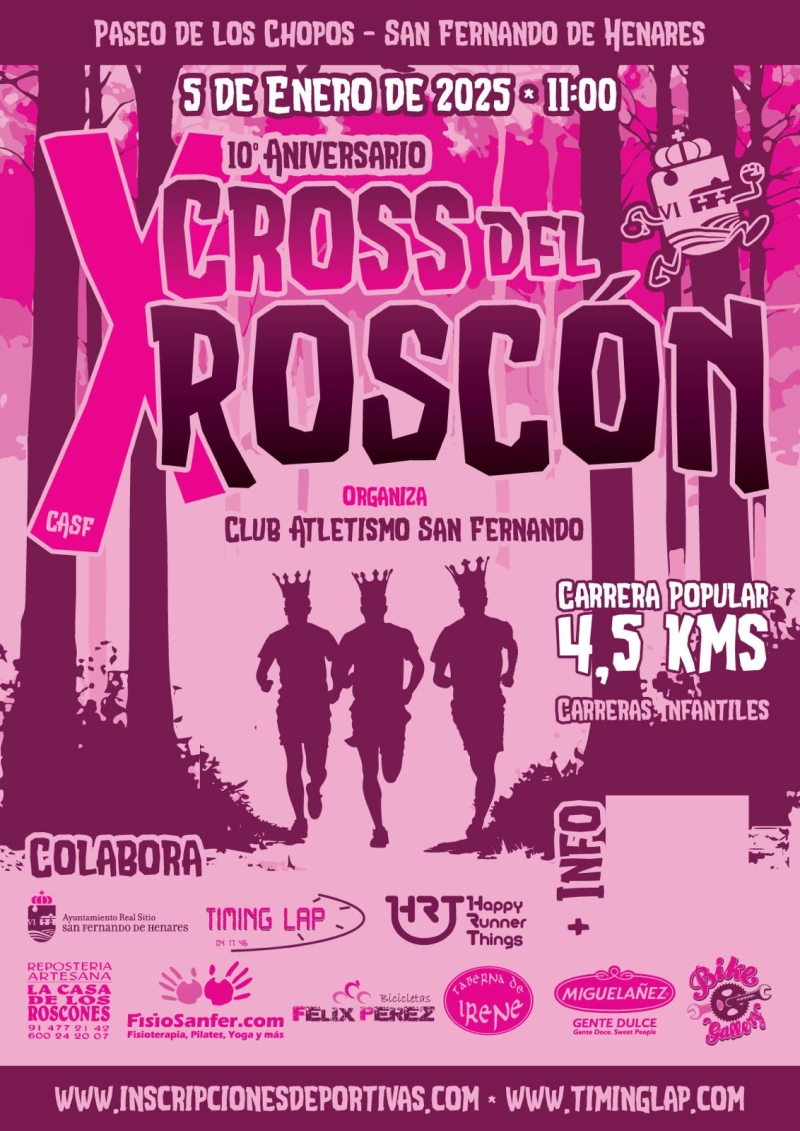 X CROSS DEL ROSCÓN DE SAN FERNANDO DE HENARES 2025 - Inscríbete