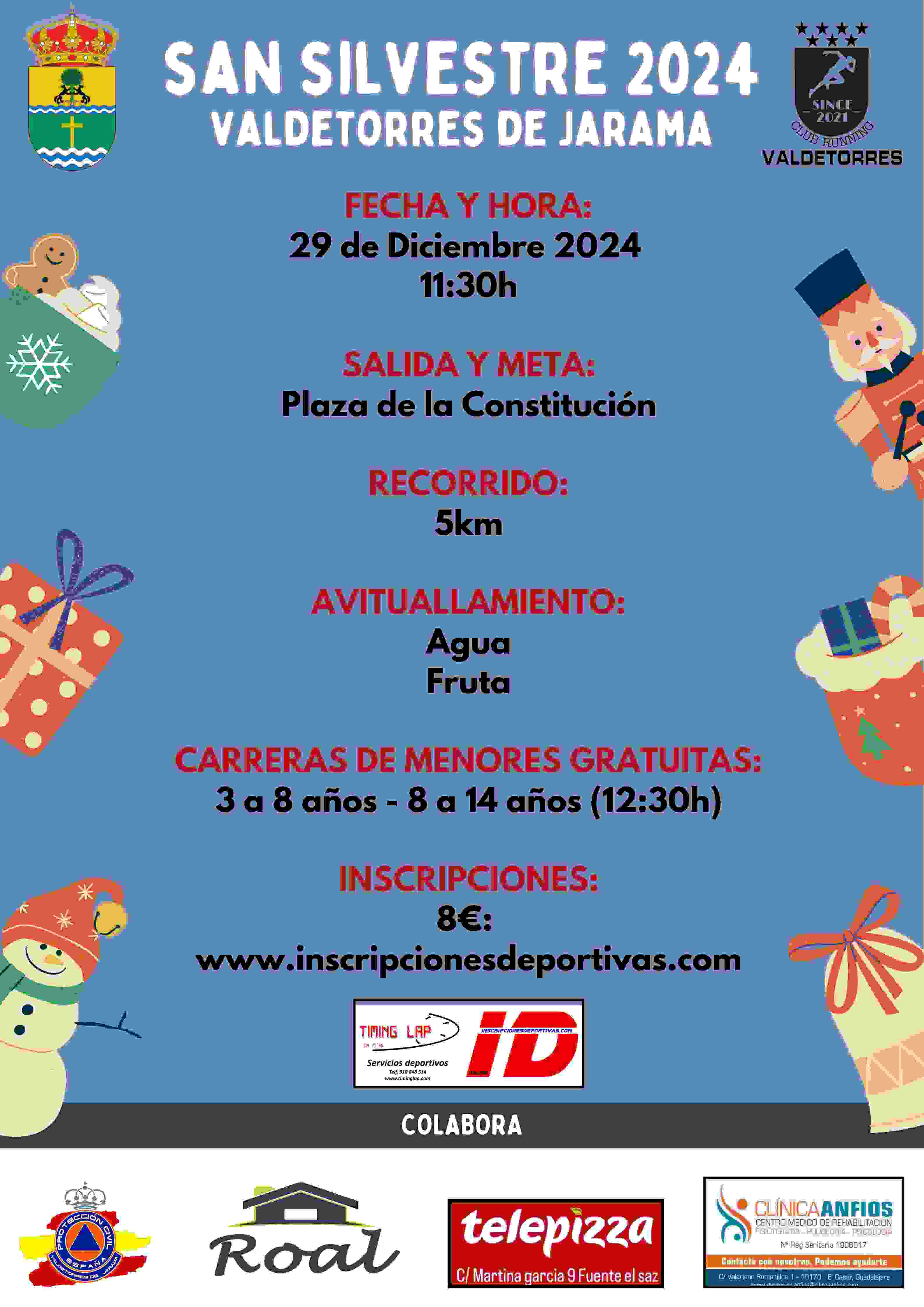 SAN SILVESTRE VALDETORRES DE JARAMA 2024 - Inscríbete