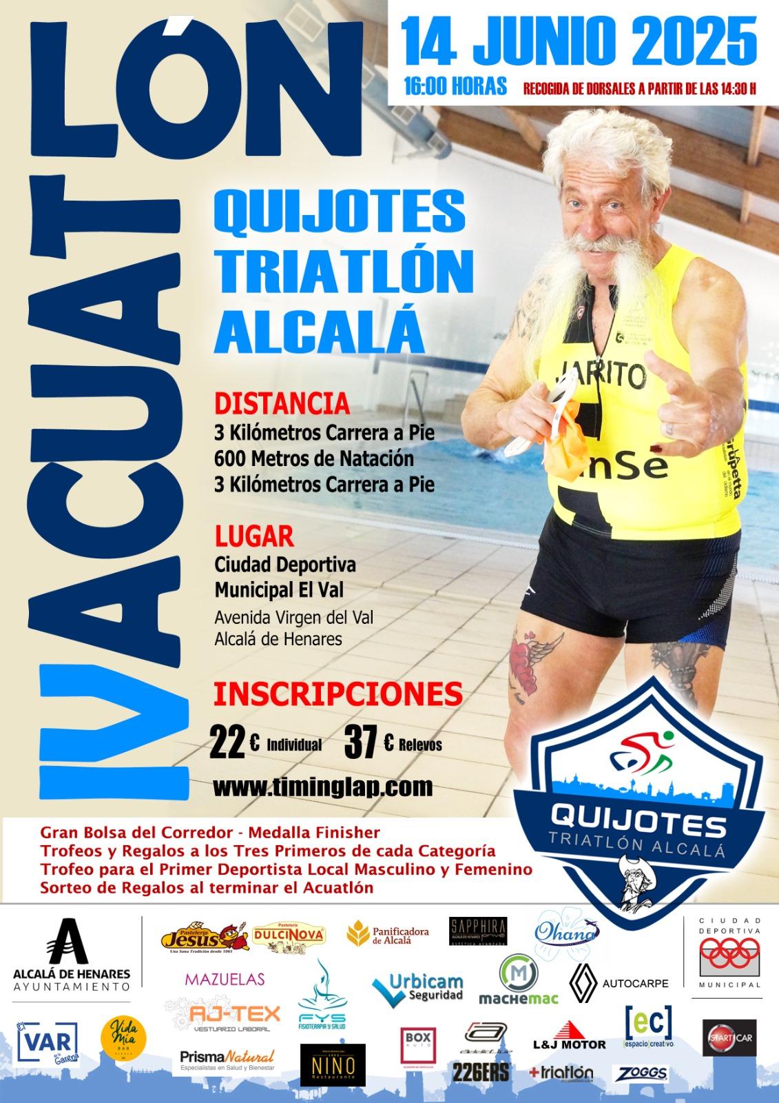 IV ACUATLÓN ALCALÁ DE HENARES - Inscríbete