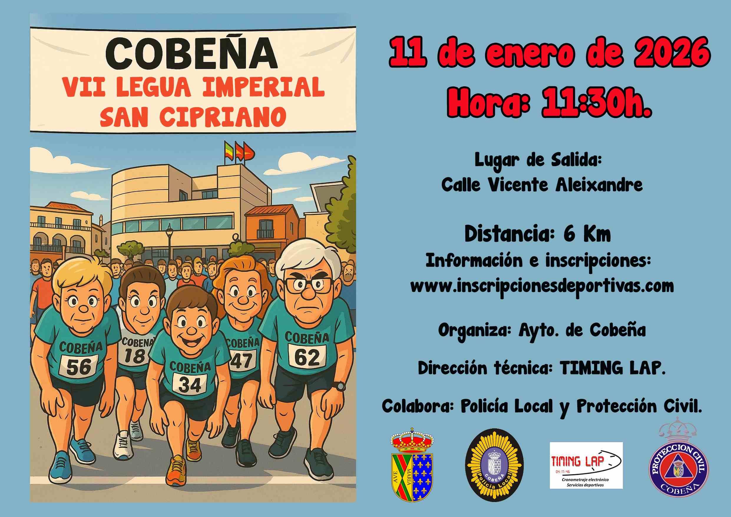 VII LEGUA IMPERIAL SAN CIPRIANO COBEÑA - Inscríbete