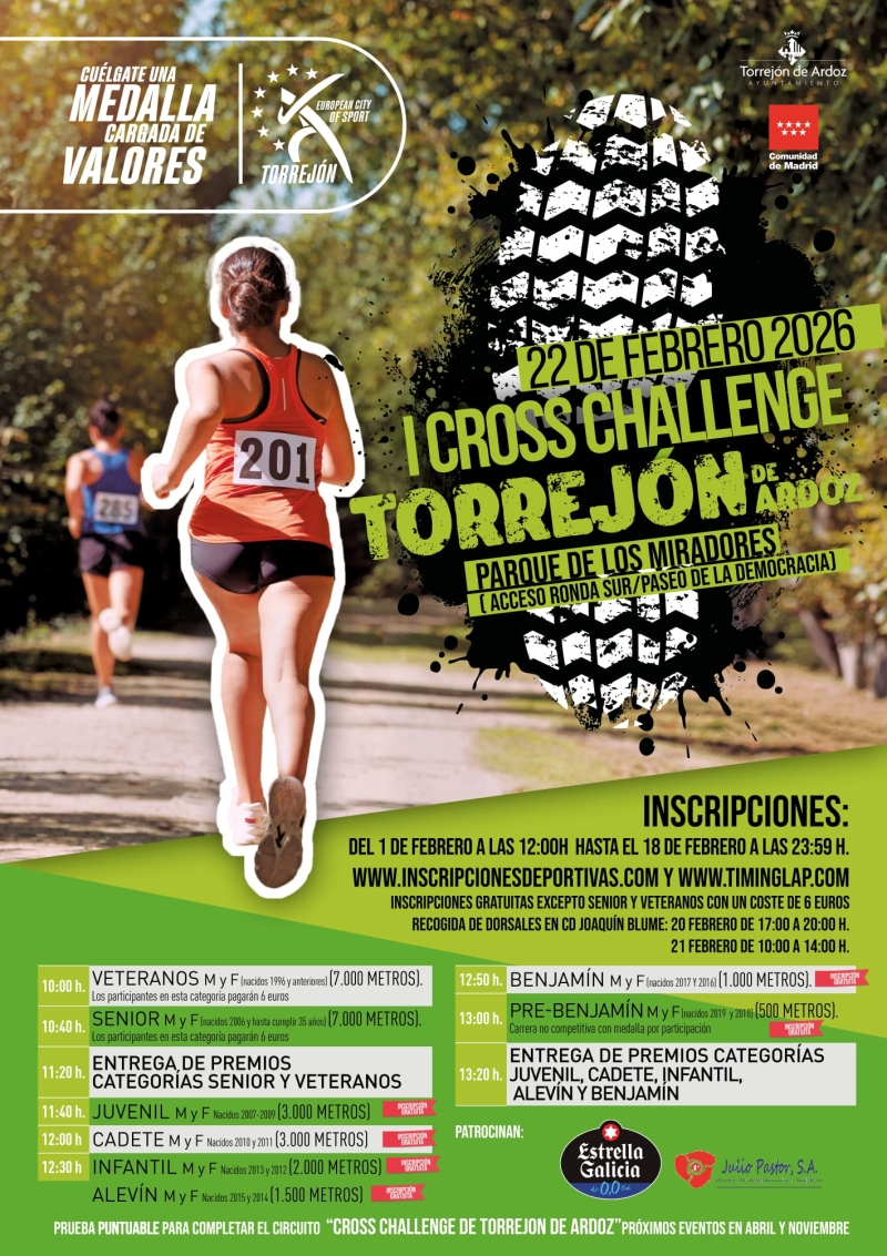 I CROSS CHALLENGE MIRADORES TORREJÓN DE ARDOZ - Inscríbete