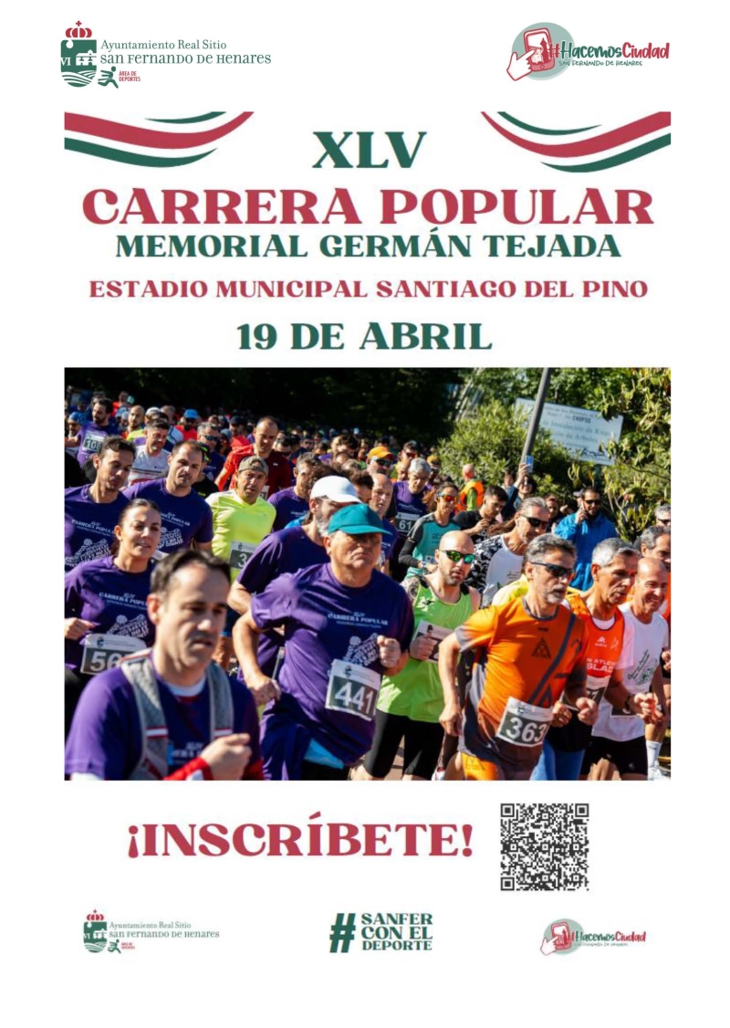 45 CARRERA POPULAR SAN FERNANDO DE HENARES - Inscríbete