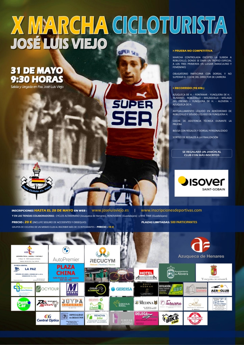 X MARCHA CICLOTURISTA JOSE LUIS VIEJO - Inscríbete