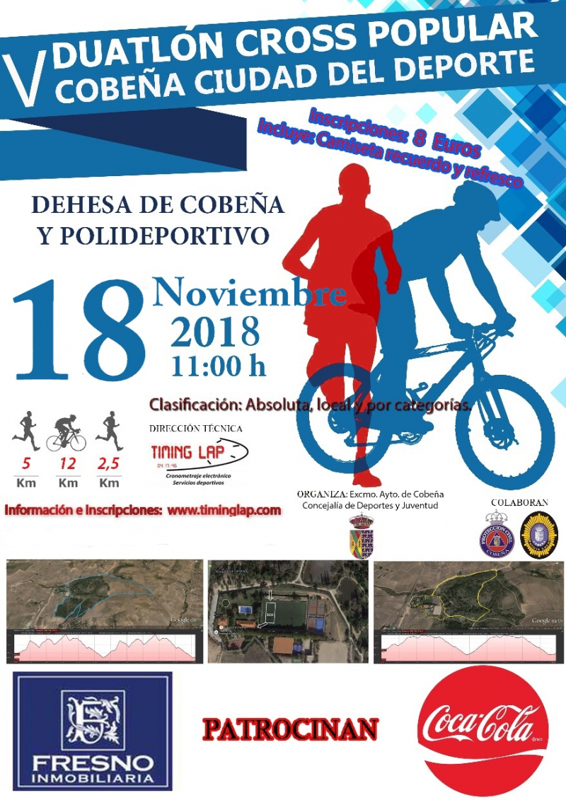 VI DUATLÓN CROSS POPULAR COBEÑA CIUDAD DEL DEPORTE - Inscriu-te