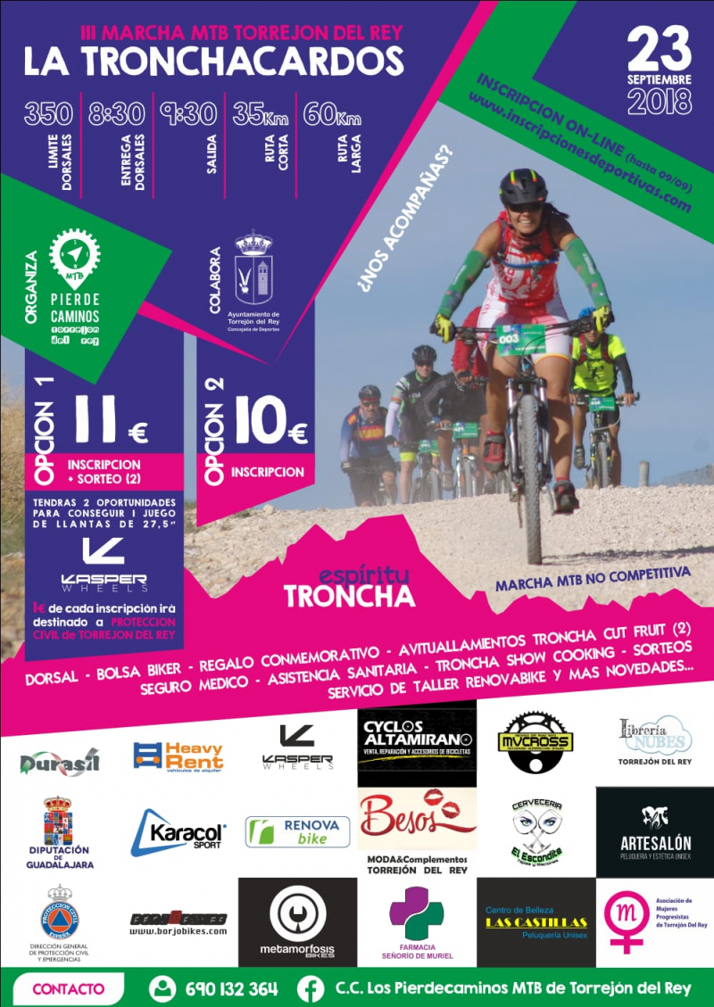 III MARCHA MTB TRONCHACARDOS - Inscríbete