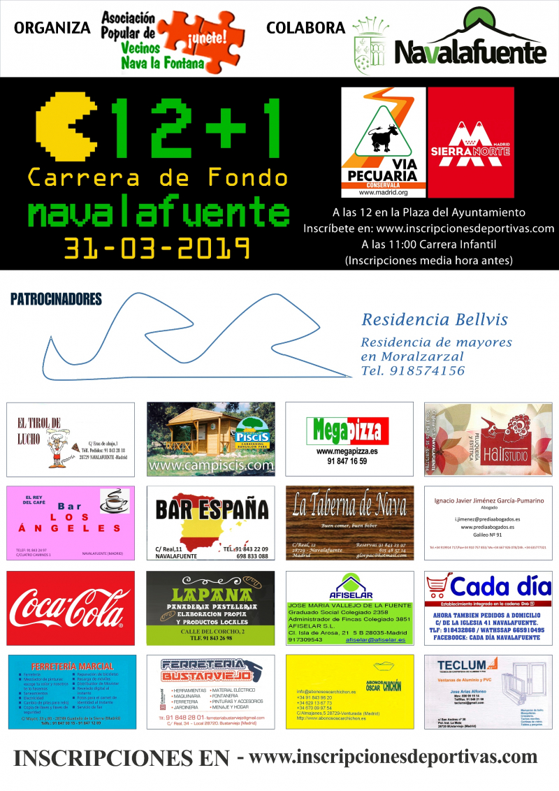 XIII CARRERA DE FONDO DE NAVALAFUENTE - Inscríbete