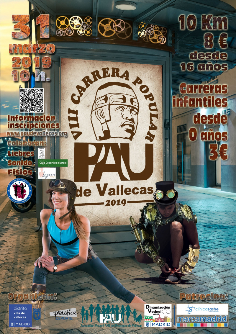 VIII CARRERA POPULAR 10K PAU DE VALLECAS - Inscríbete