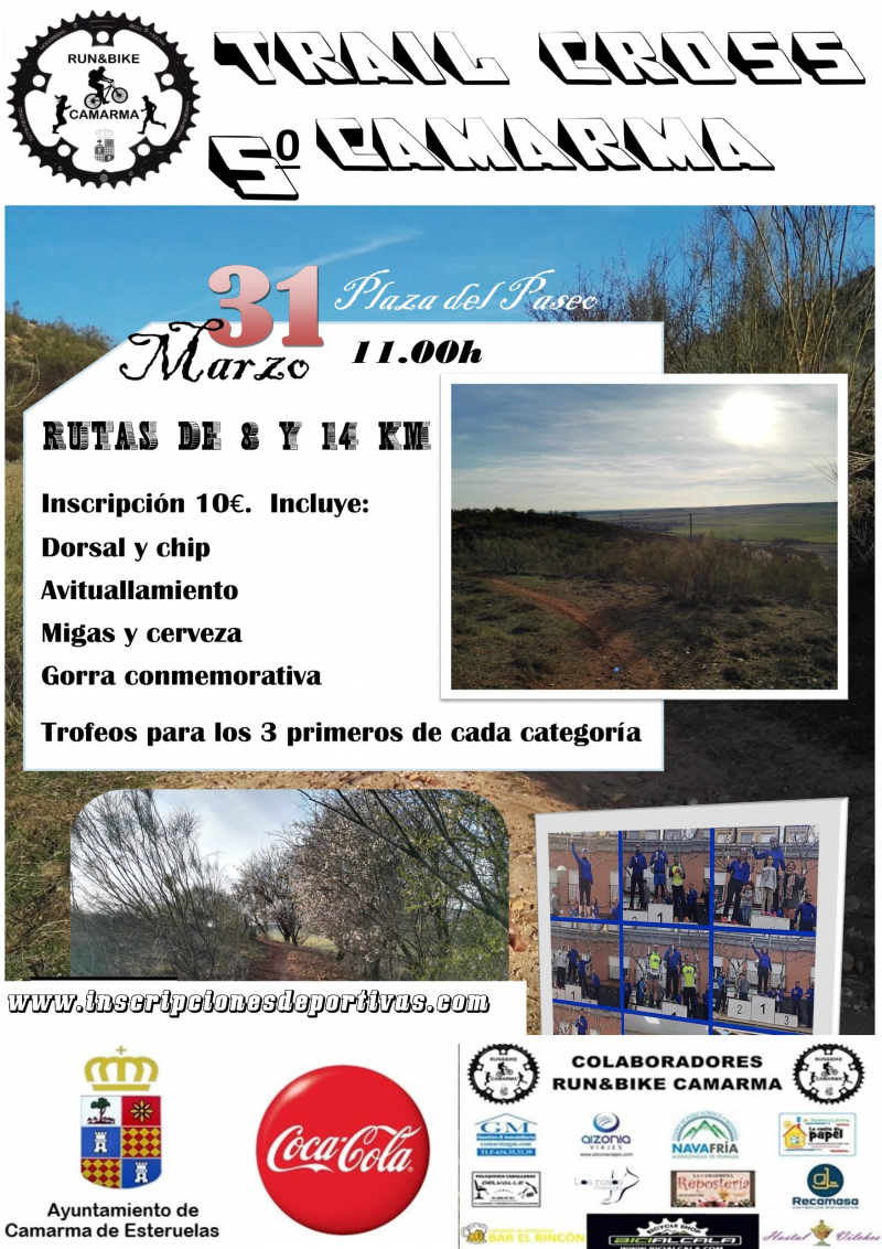 5º TRAIL CROSS  DE CAMARMA - Register