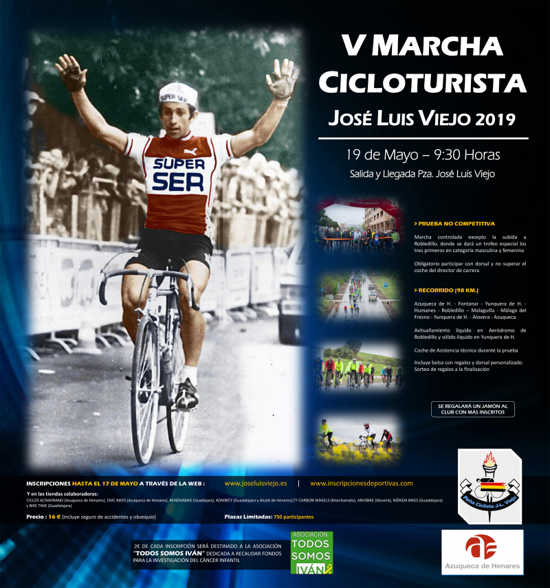 V MARCHA CICLOTURISTA JOSE LUIS VIEJO - Inscríbete