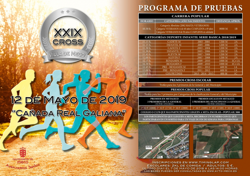 XXIX CROSS VILLA DE MECO - Register