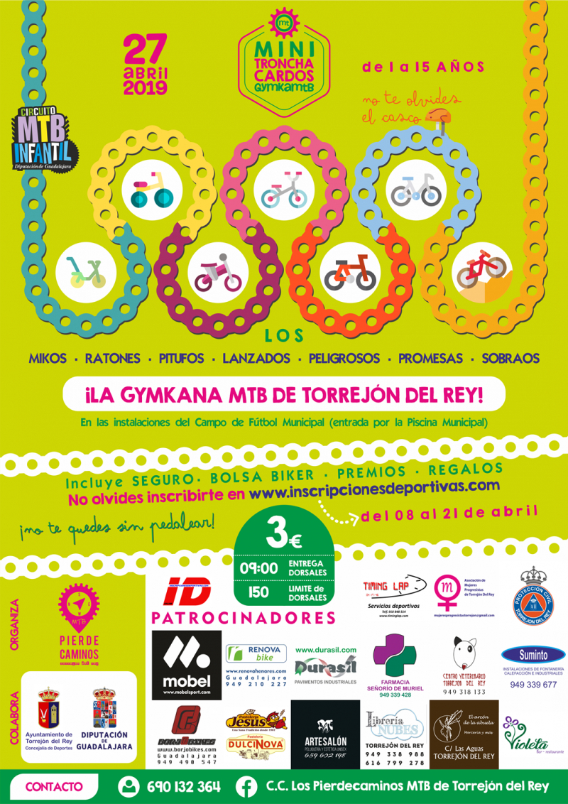 IV MTB INFANTIL MINITRONCHACARDOS, TORREJÓN DEL REY - Inscríbete