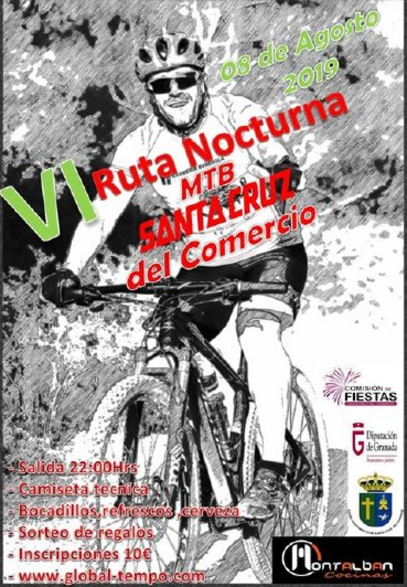 VI RUTA NOCTURNA MTB SANTA CRUZ DEL COMERCIO - Inscríbete