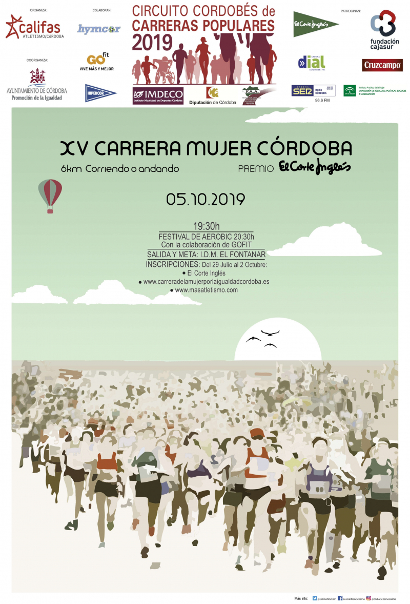 XV CARRERA MUJER CÓRDOBA PREMIO EL CORTE INGLES - Inscríbete