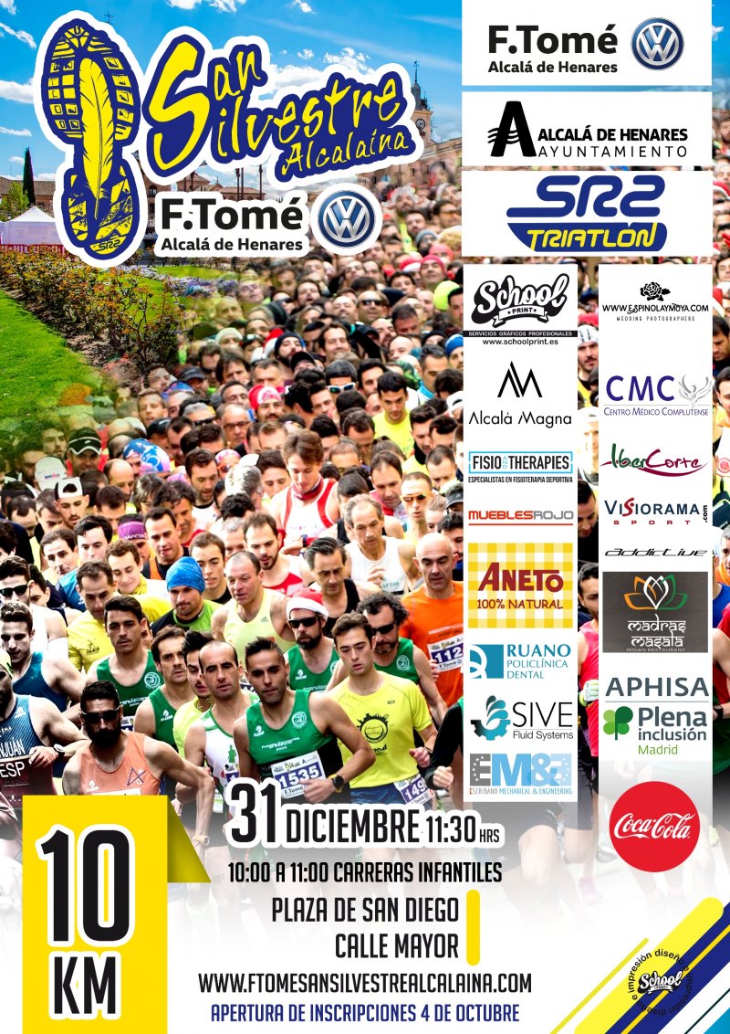 F TOMÉ, SAN SILVESTRE ALCALAINA - Inscrivez-vous