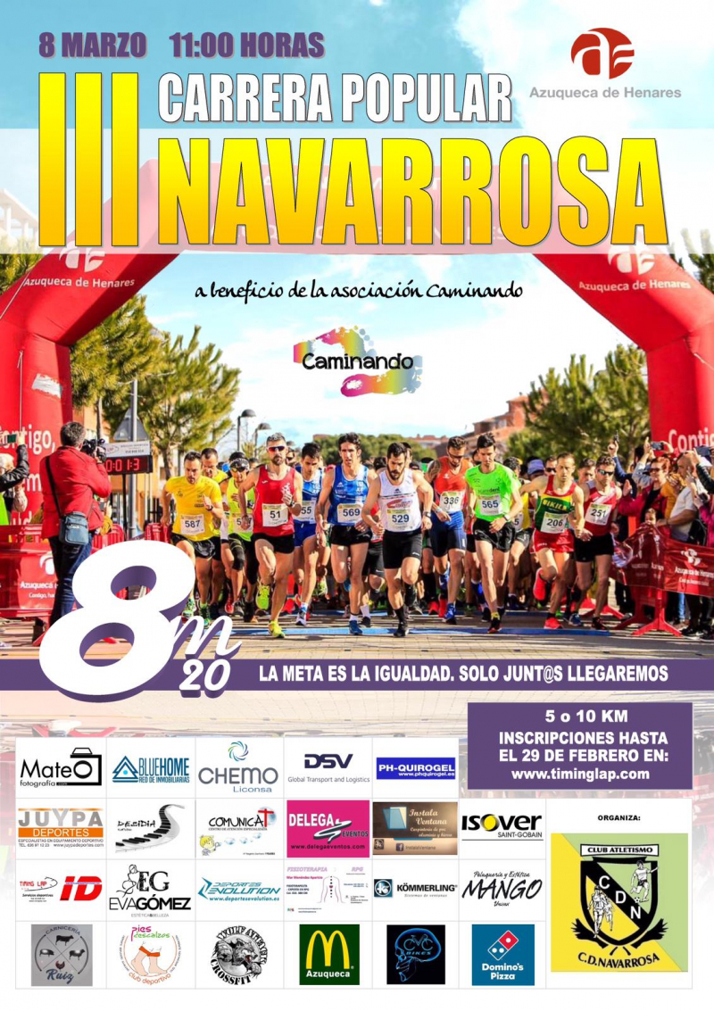 III CARRERA SOLIDARIA POPULAR NAVARROSA - Inscríbete III CARRERA SOLIDARIA POPULAR NAVARROSA - Inscríbete