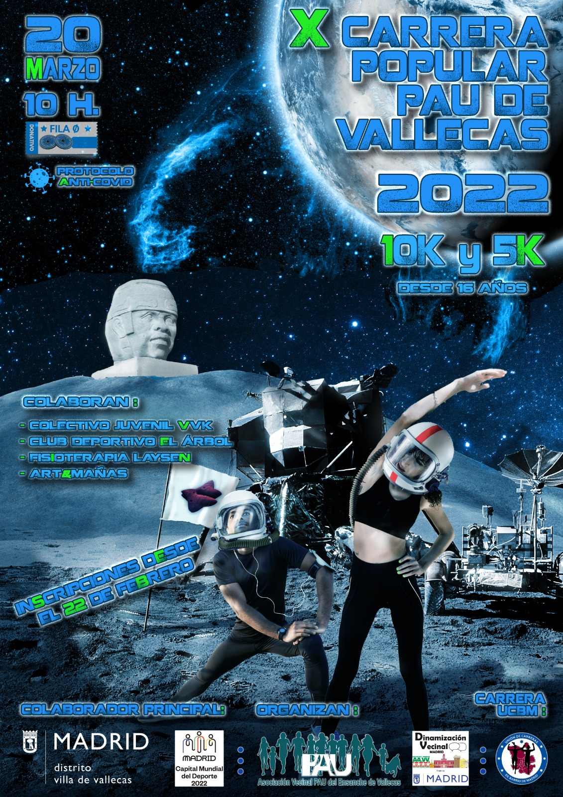 X CARRERA POPULAR PAU DE VALLECAS  - Inscriu-te X CARRERA POPULAR PAU DE VALLECAS  - Inscriu-te