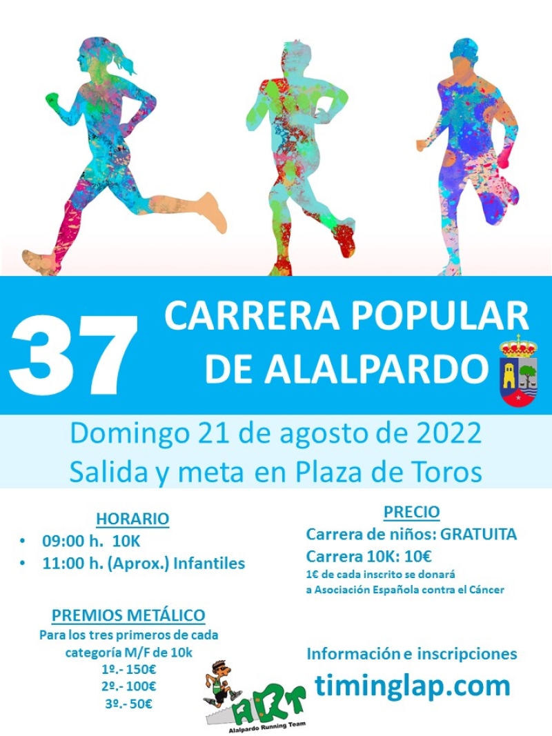 37 CARRERA POPULAR DE ALALPARDO - Inscríbete