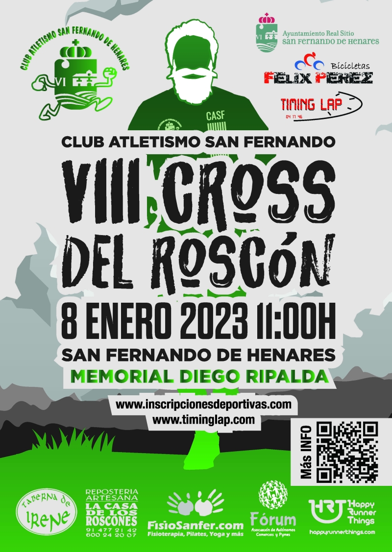 VIII CROSS DEL ROSCÓN DE SAN FERNANDO DE HENARES 2023 - Inscríbete
